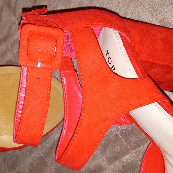 **NWT** TORRID RED PLATFORM DORSAY SIZE 7W - Picture 11 of 13